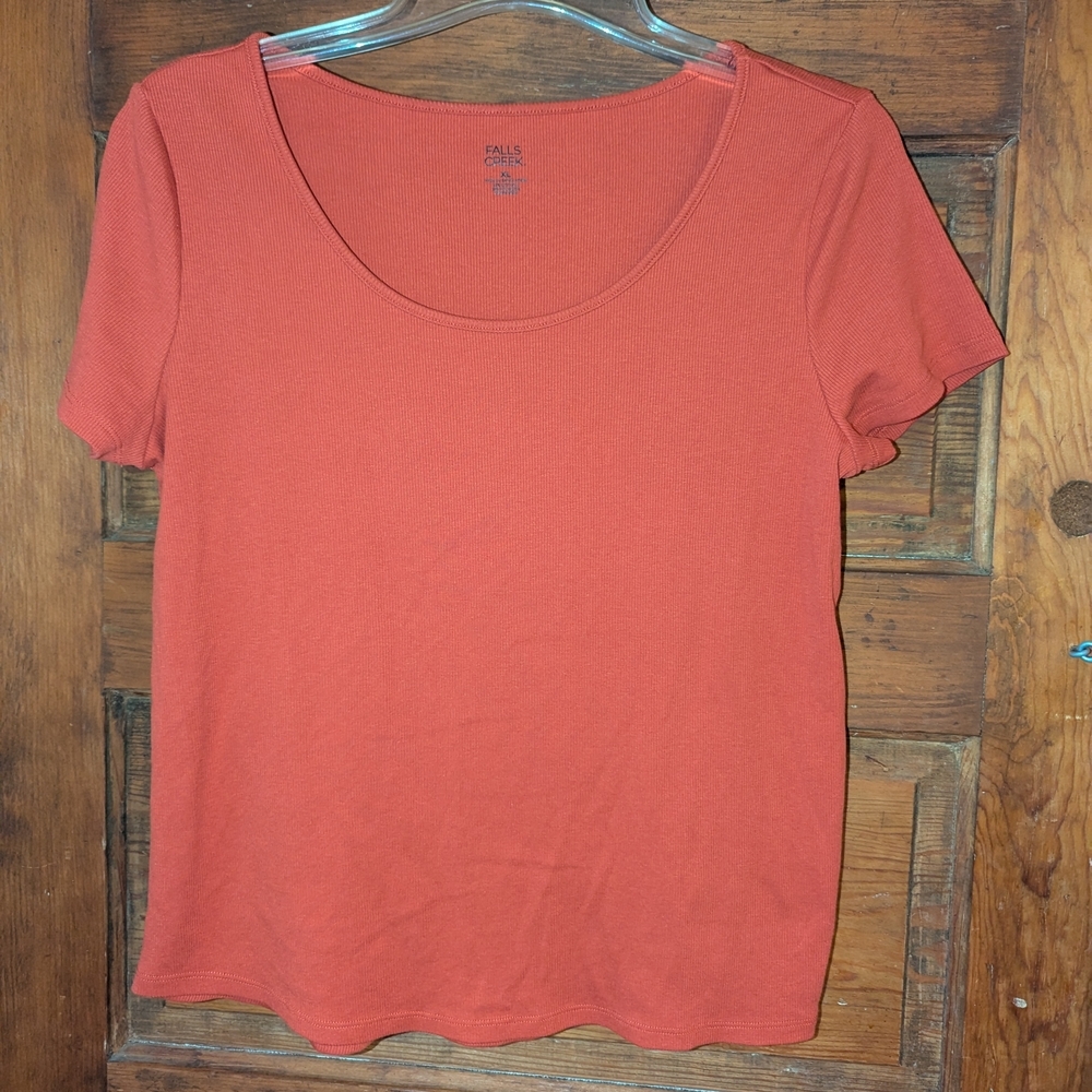 Falls Creek orange Fitted‎ Short Sleeve T-Shirt